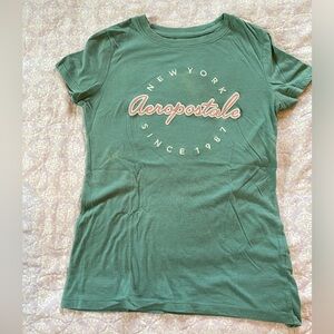 Teal Aeropostale crew tee